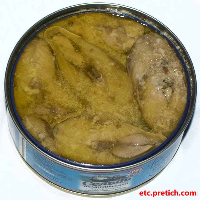 На Новый год консервы Сельдь Атлантическая Рыбное меню в масле, отзыв