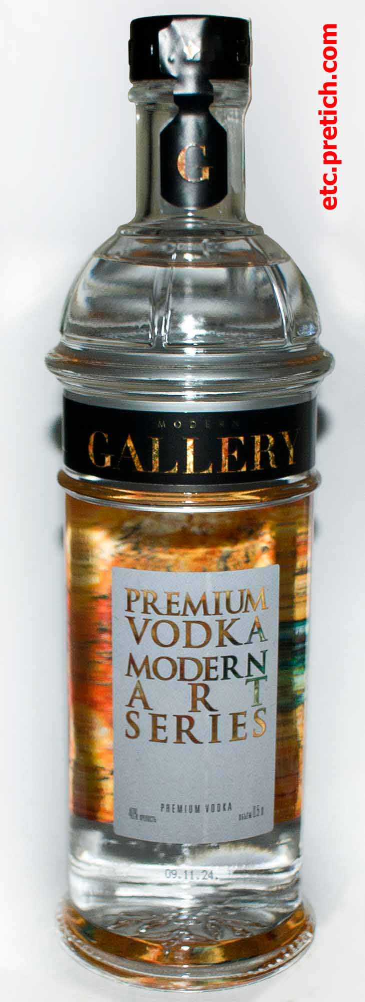 Отзыв на водку Галерея модерн - Modern Gallery, интересная оригинальная