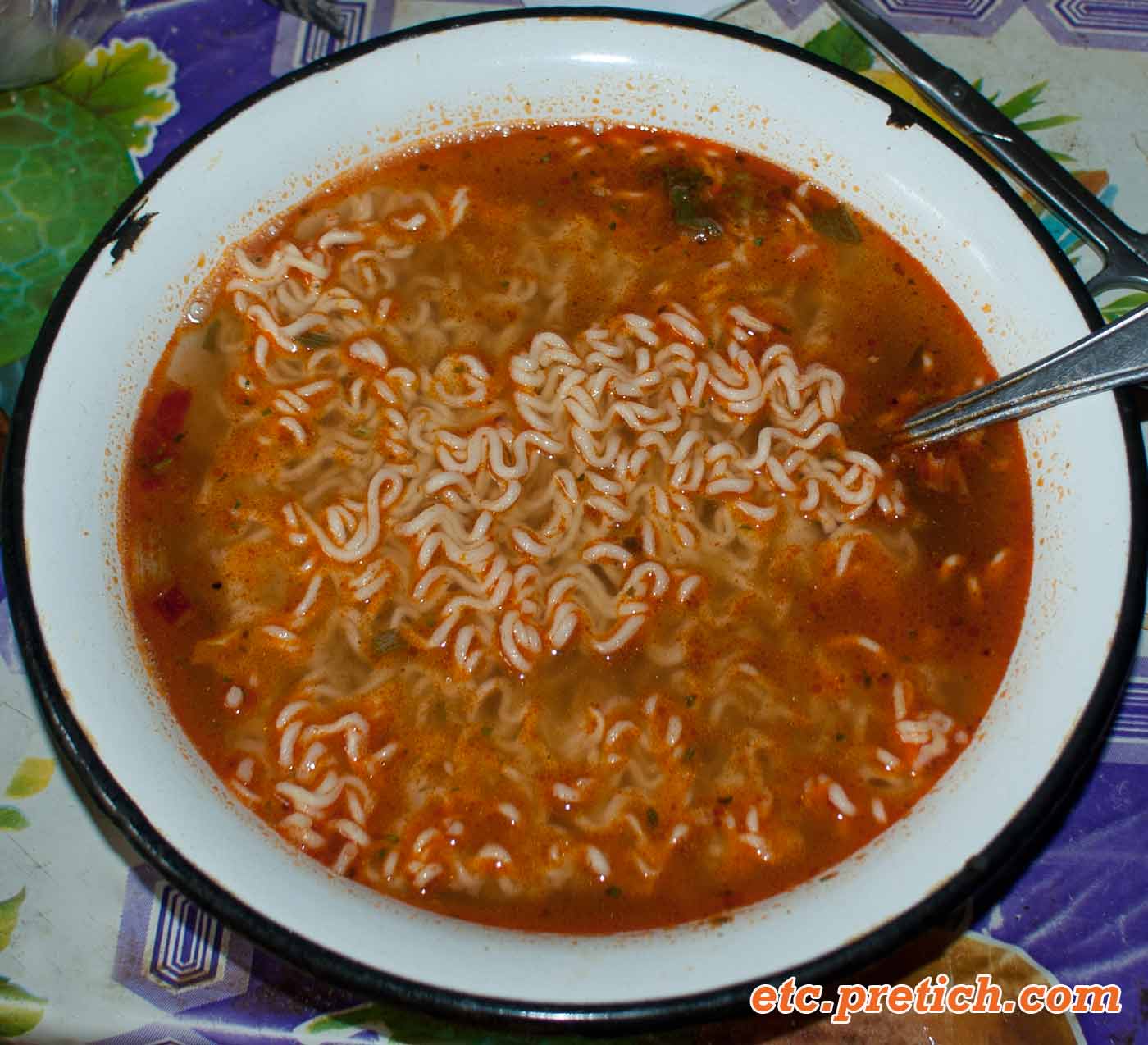 Отзыв на Cowboy с острым говяжьим вкусом - лапша быстрого приготовления