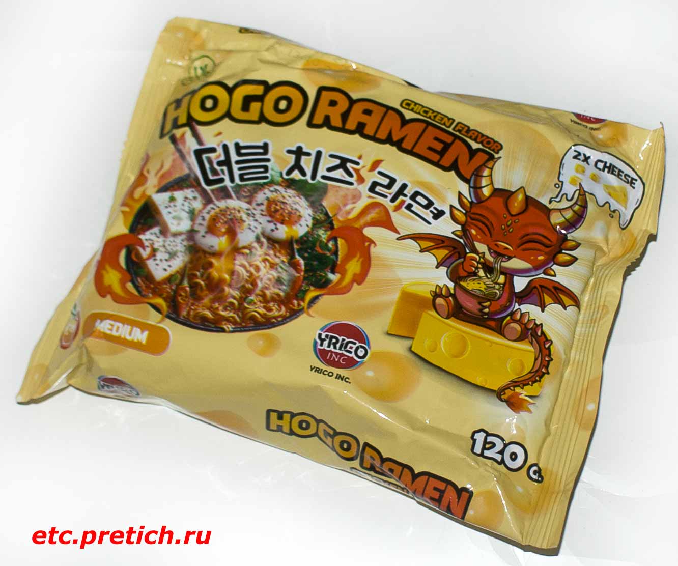 HOGO RAMEN Chiken Flavor обзор острой лапши быстрого приготовления