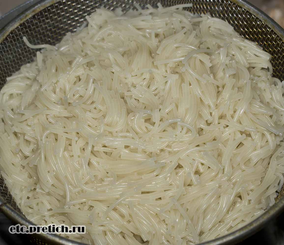 сваренная Вермишель №13 Южная корона - отзыв и вкус сваренная Вермишель №13 Южная корона - отзыв и вкус