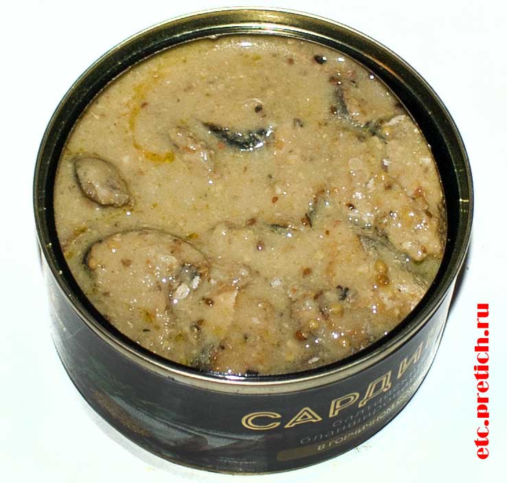 Сардины в горчичном соусе За Родину - описание и отзыв, какие на вкус и цена