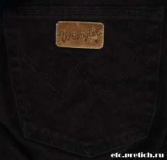 Wrangler - черные джинсы